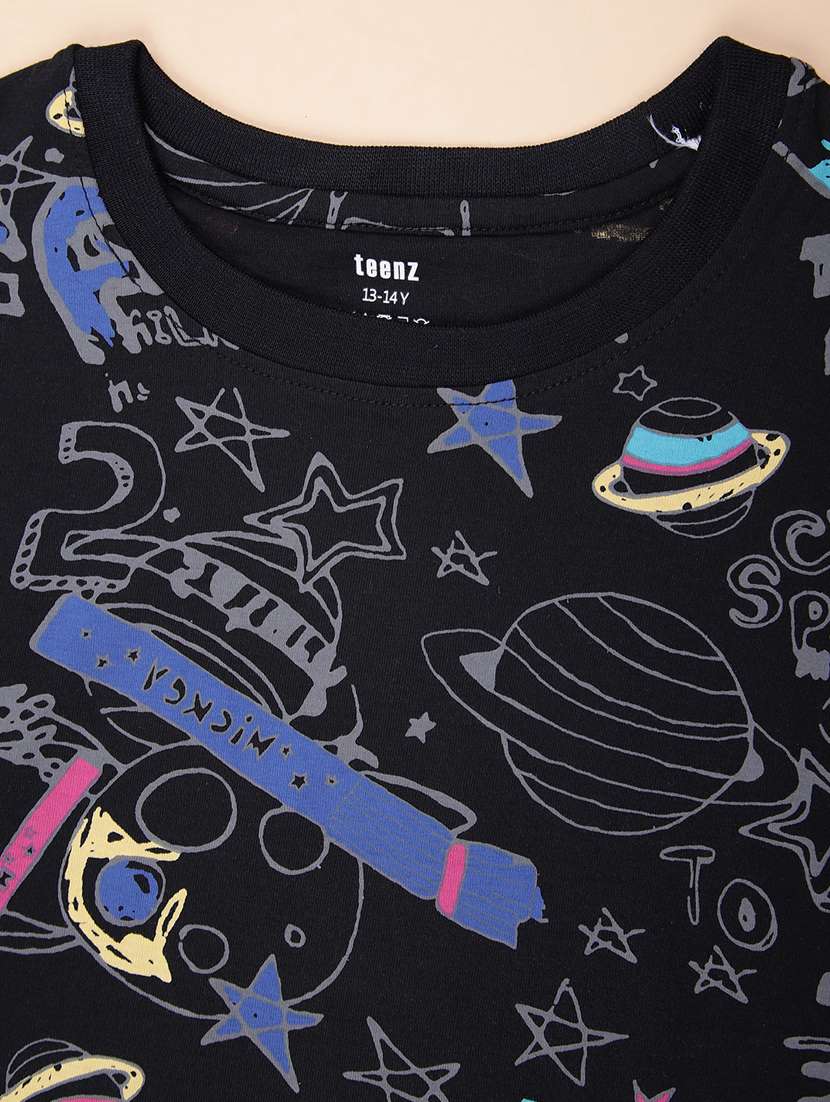 boys printed short sleeve regular fit t-shirt - 22076340 -  Standard Image - 2