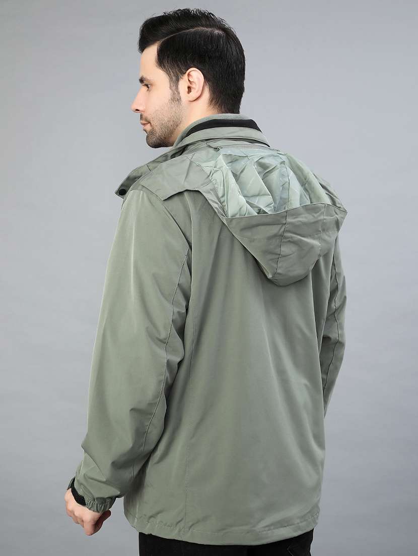 men solid long sleeve lightweight bomber jacket - 22077598 -  Standard Image - 2