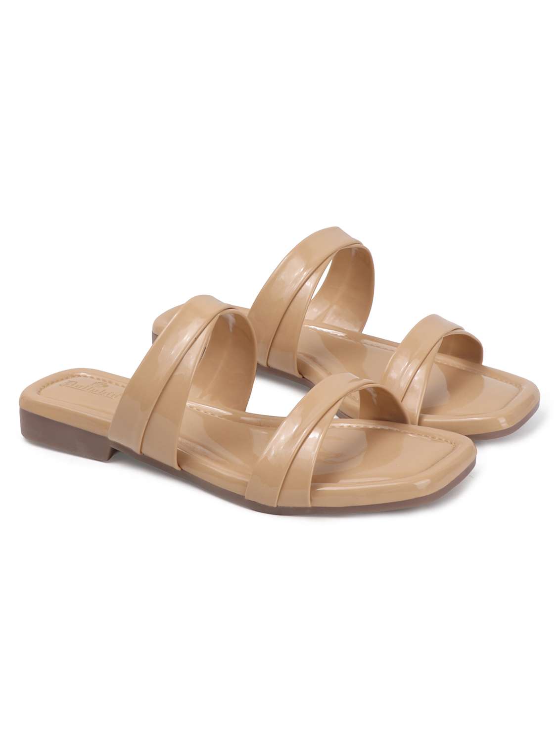 women solid slip on flats - 22078295 - Standard Image - 2