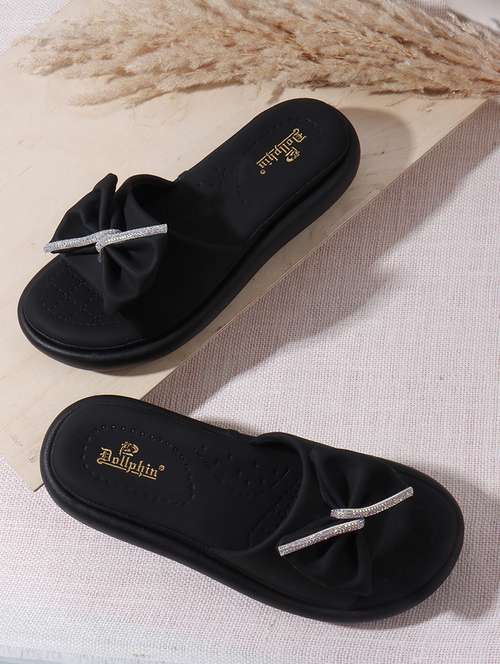 women solid slip on wedges - 22078320 -  Standard Image - 0