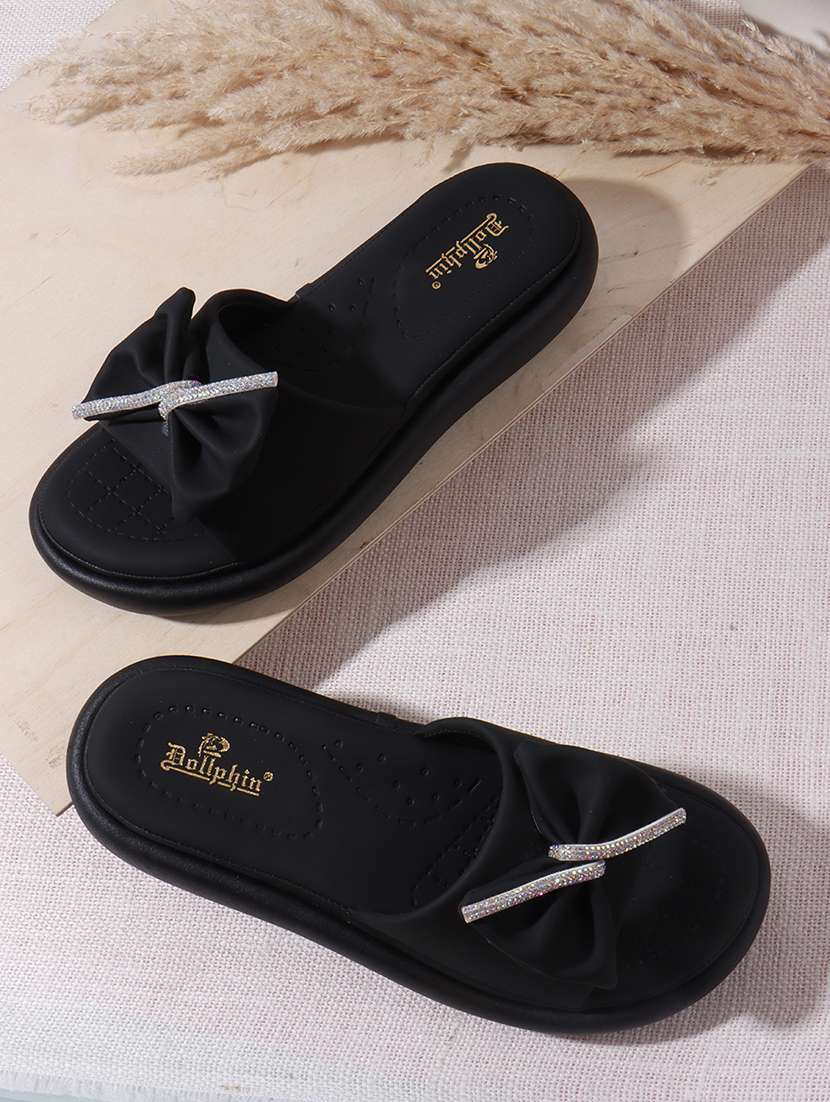 women solid slip on wedges - 22078320 -  Zoom Image - 0