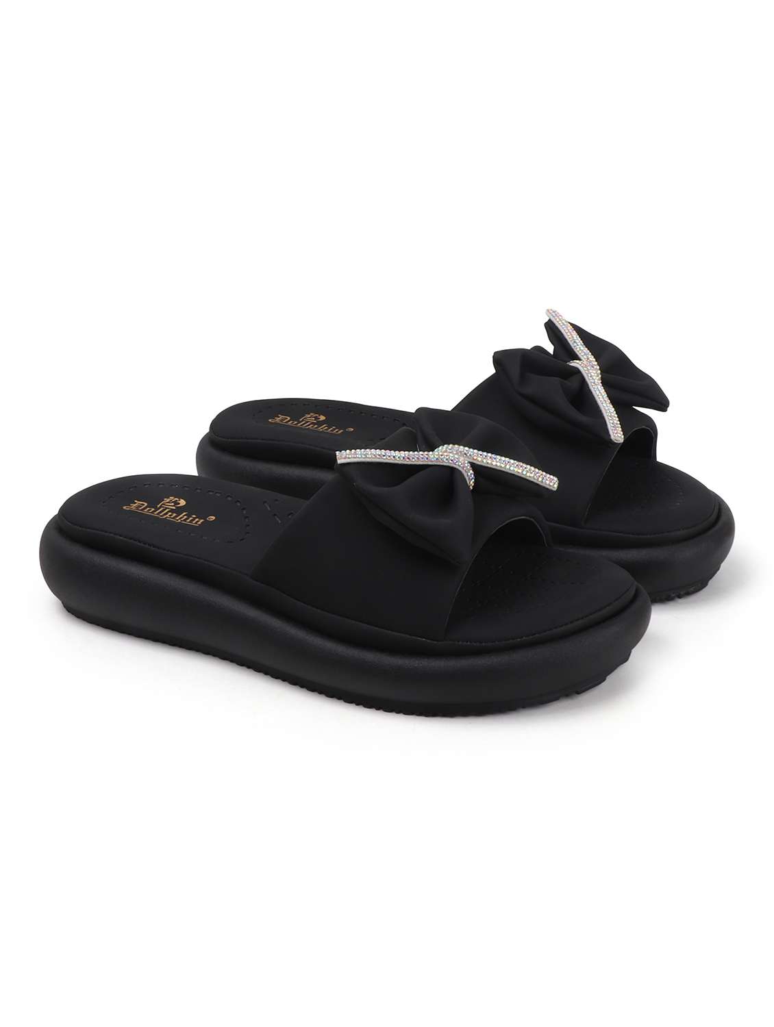 women solid slip on wedges - 22078320 - Standard Image - 2