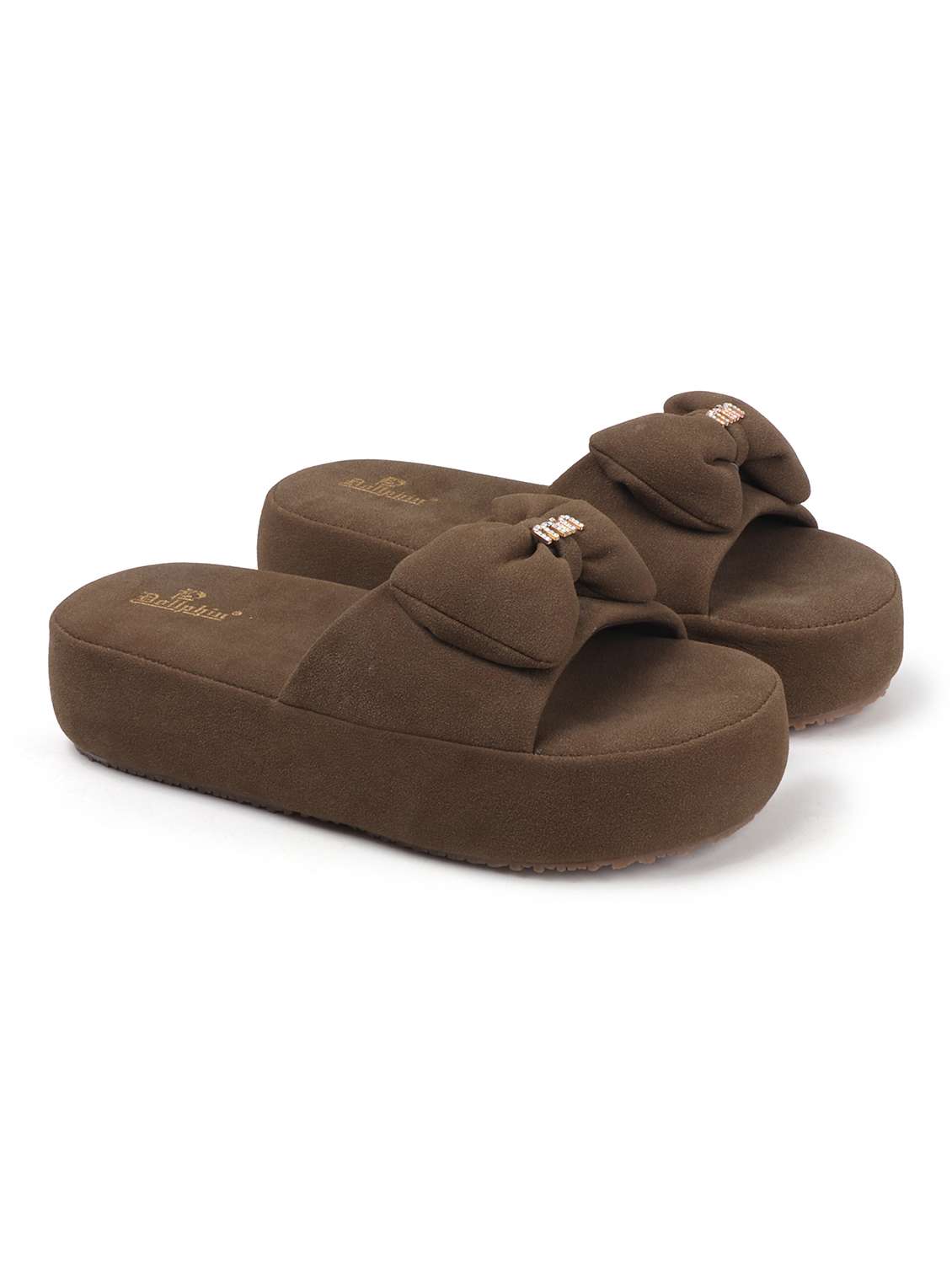 women solid slip on wedges - 22078326 - Standard Image - 2
