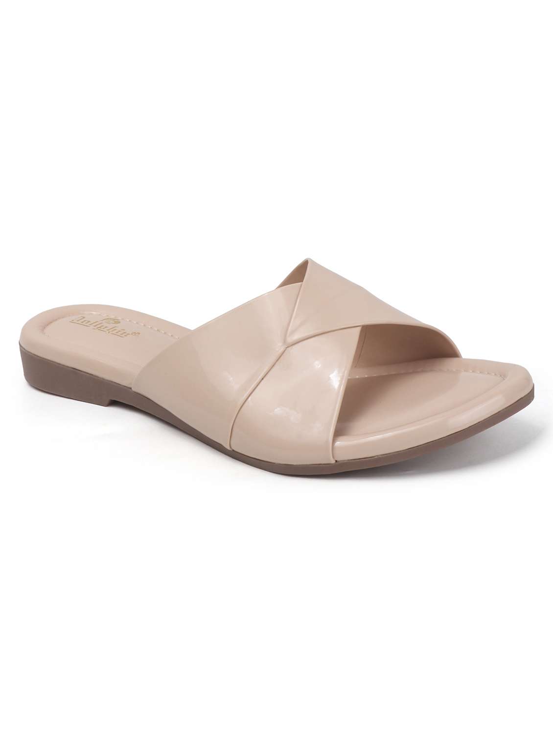 women beige solid slip on flats - 22078332 - Standard Image - 2