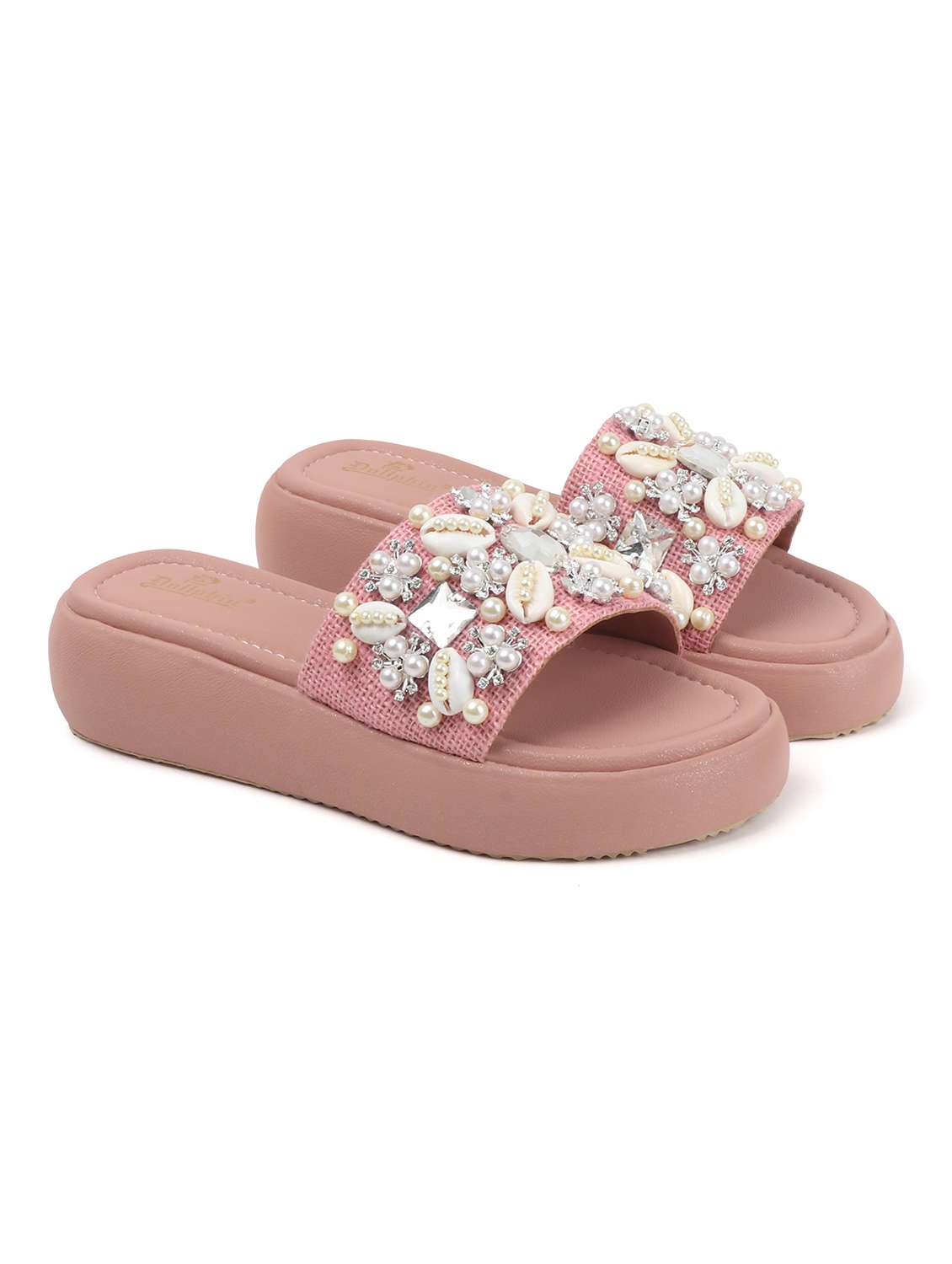 women embellished slip on wedge - 22078349 - Standard Image - 2