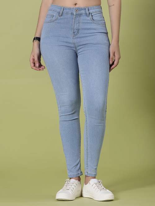 women solid mid rise skinny jean - 22078360 - Standard Image - 0
