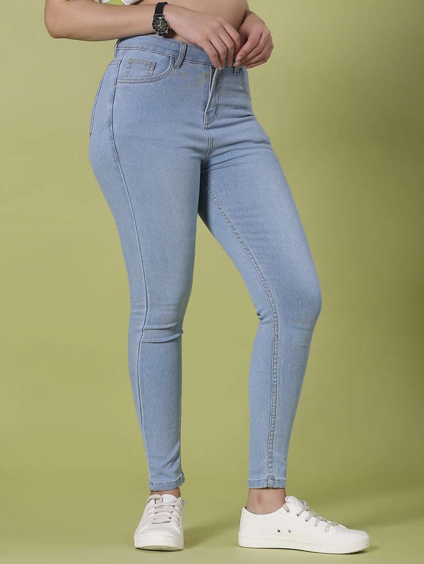 women solid mid rise skinny jean - 22078360 - Standard Image - 2
