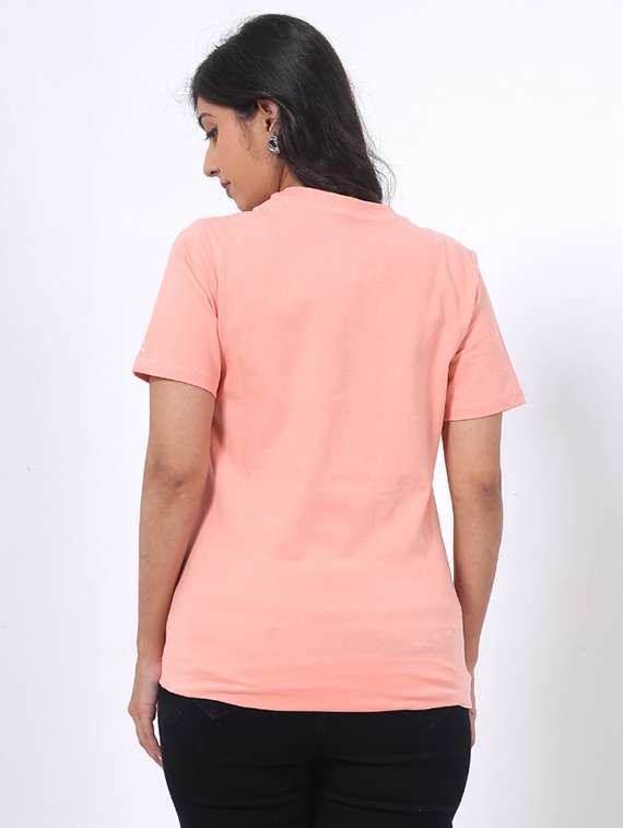 women printed short sleeve regular fit t-shirt - 22078450 - Standard Image - 2