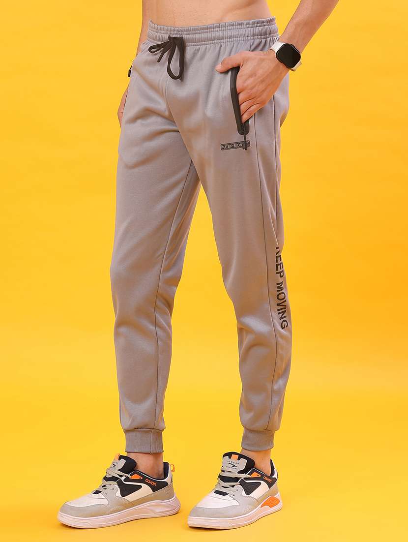 Men Solid Mid Rise Regular Fit Jogger - 22078952 -  Standard Image - 2