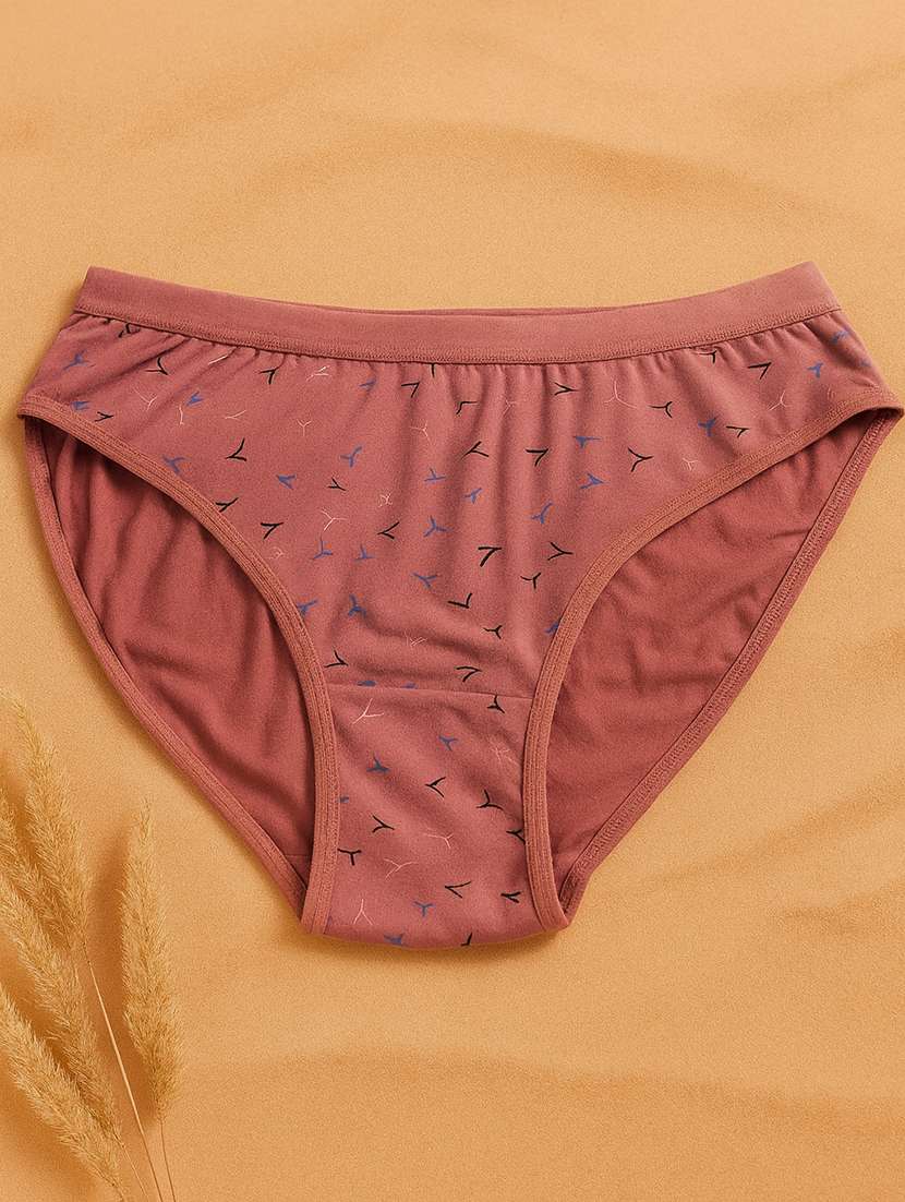 women pack of 3 printed mid rise ipster panty - 22079153 -  Standard Image - 2