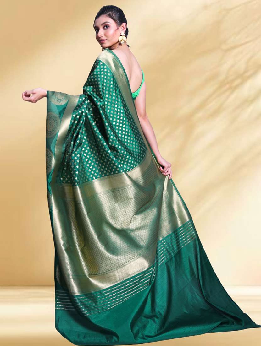 women self design bordered saree with blouse - 22079295 -  Standard Image - 2