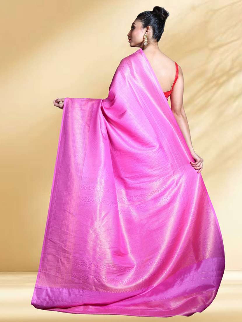women self design bordered saree with blouse - 22079296 - Standard Image - 2