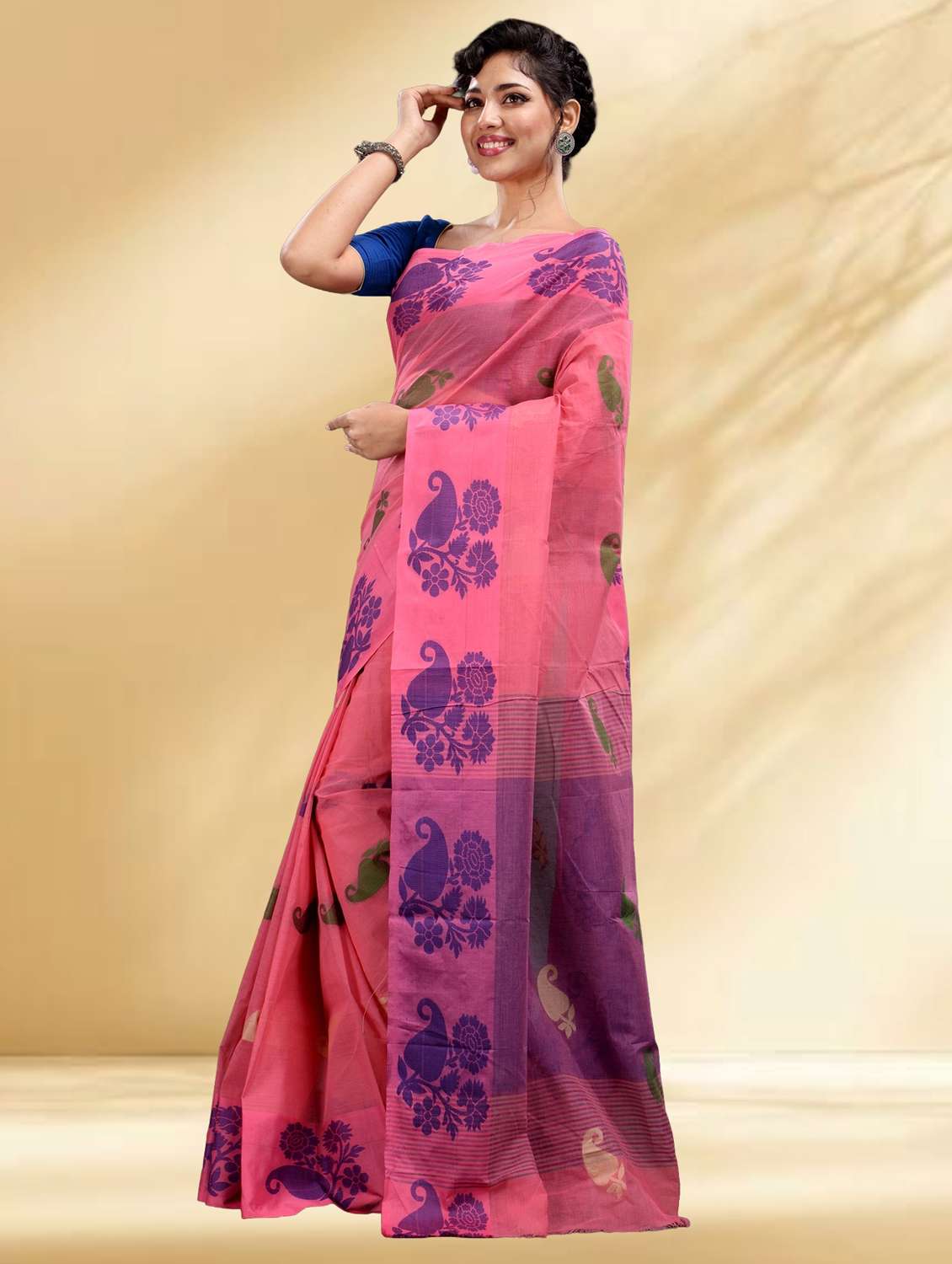 women self design handloom saree - 22079331 -  Standard Image - 2