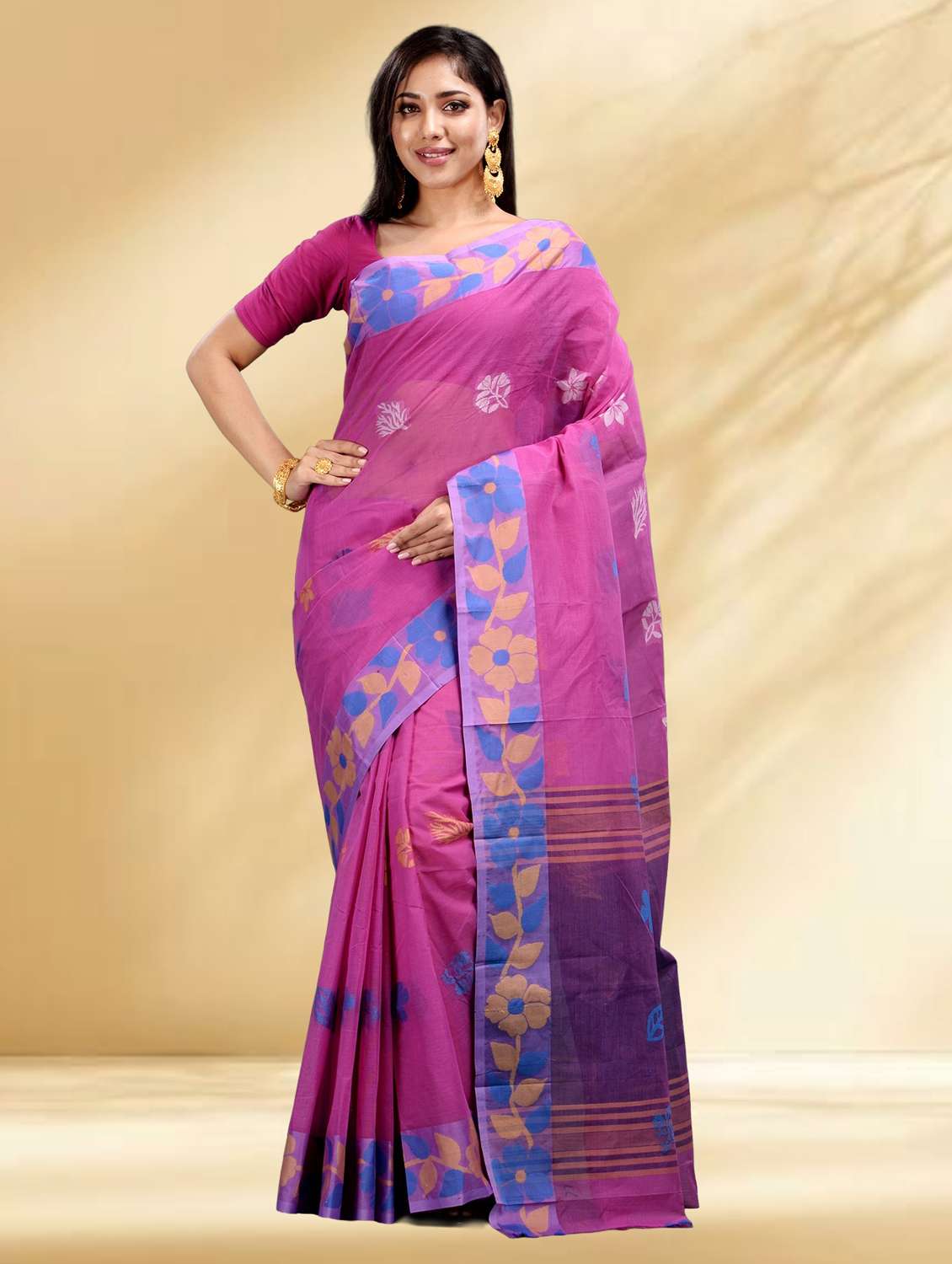 women self design handloom saree - 22079332 -  Standard Image - 2