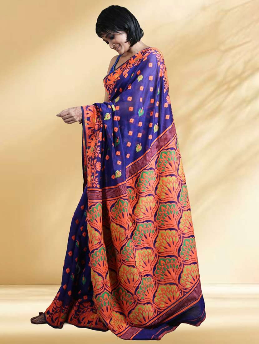 women self design jamdani saree - 22079381 -  Standard Image - 2