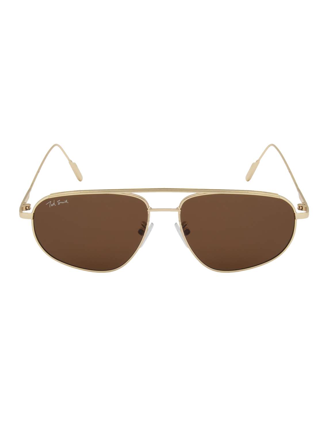 ted smith eyewear unisex | full rim aviator stylish sunglasses | uv protected | for men and women - 22079428 - Standard Image - 2