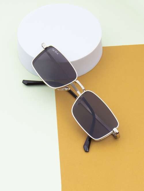 ted smith eyewear unisex | full rim rectangle stylish sunglasses | uv protected | for men and women - 22079430 - Standard Image - 0