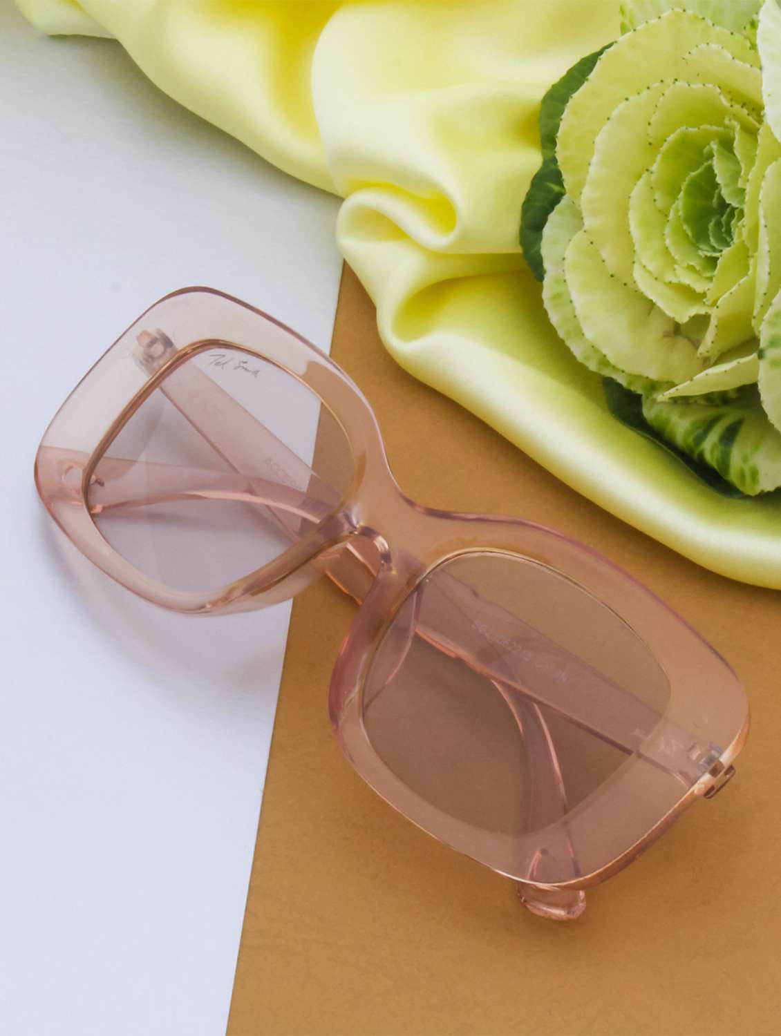 ted smith eyewear  |  full rim square stylish sunglasses |  uv protected | for  women