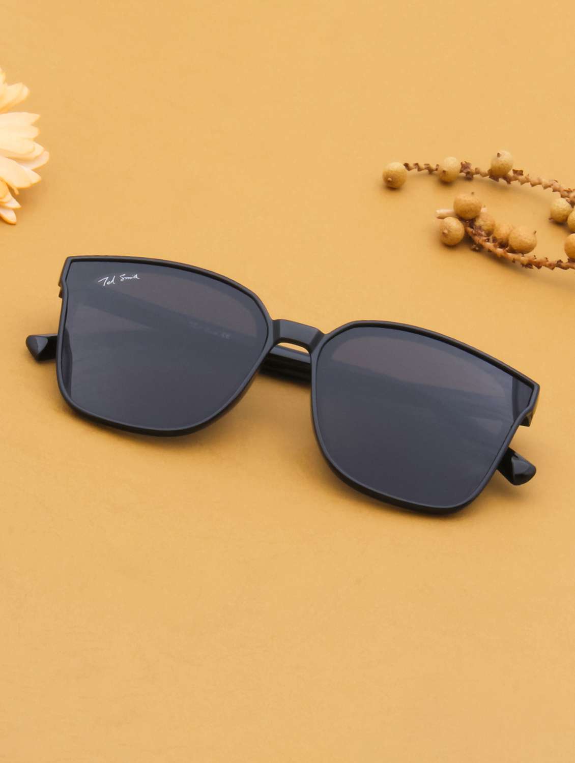 ted smith eyewear | full rim wayfarer stylish sunglasses | uv protected | for women - 22079446 - Zoom Image - 0