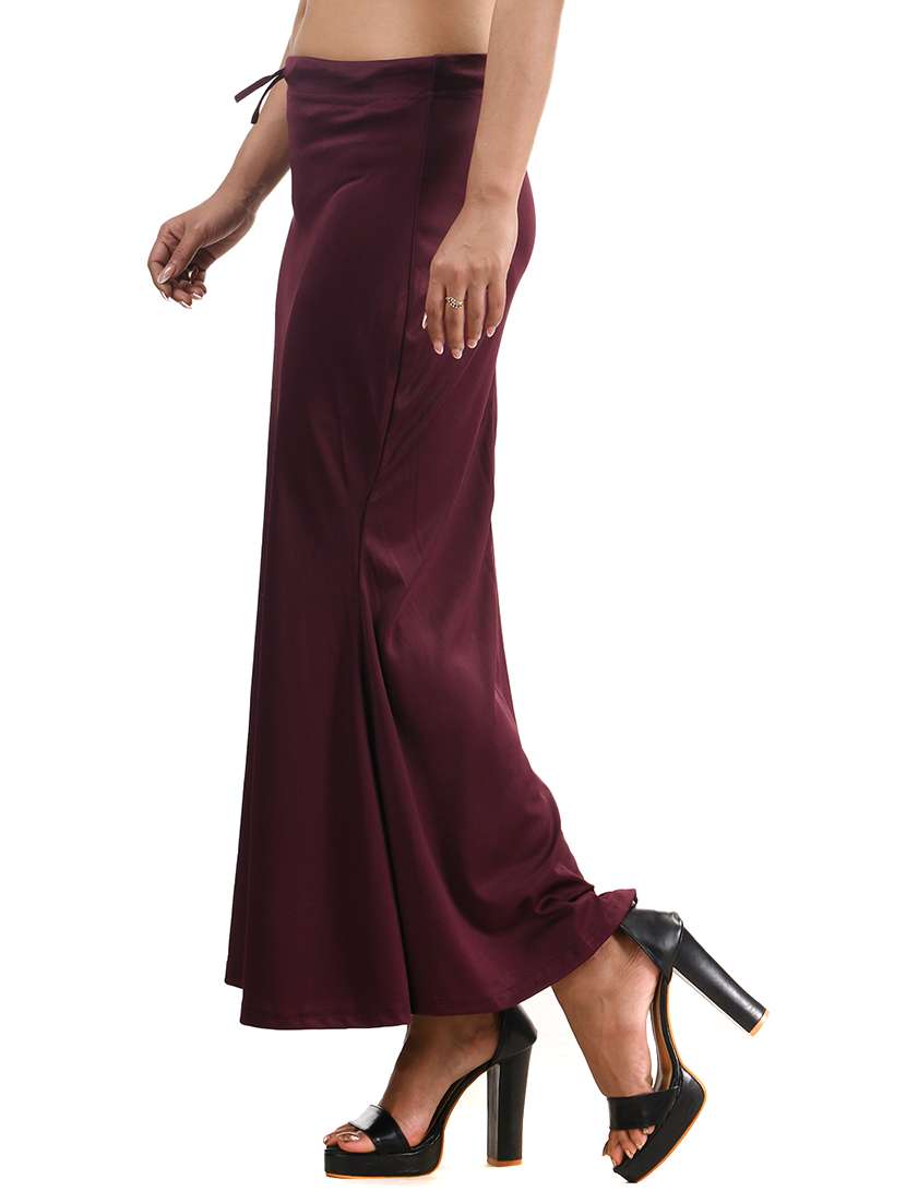 women solid mid rise saree shaper - 22079461 -  Standard Image - 2