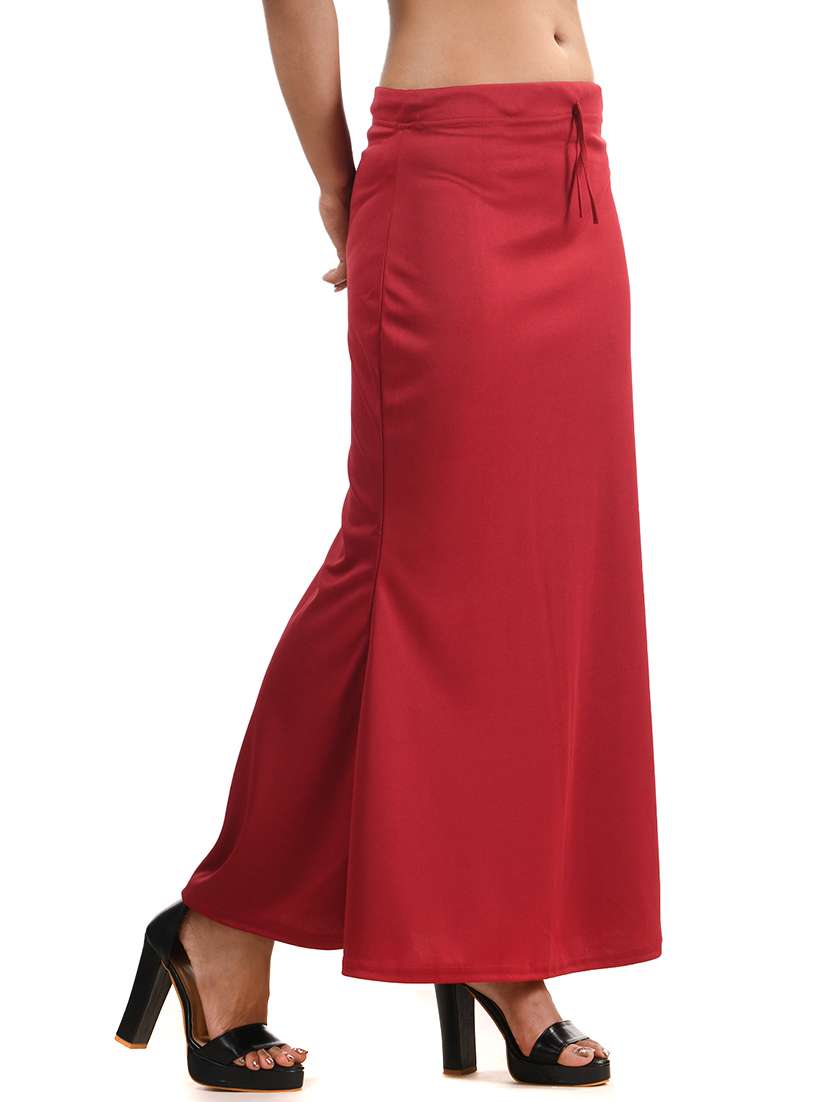 women solid mid rise saree shaper - 22079465 - Standard Image - 2