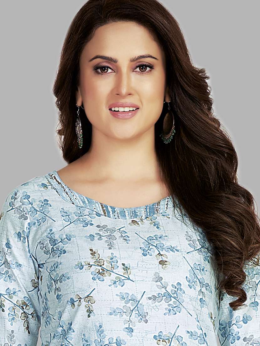 women floral printed unstitched salwar suit set - 22079515 -  Standard Image - 2