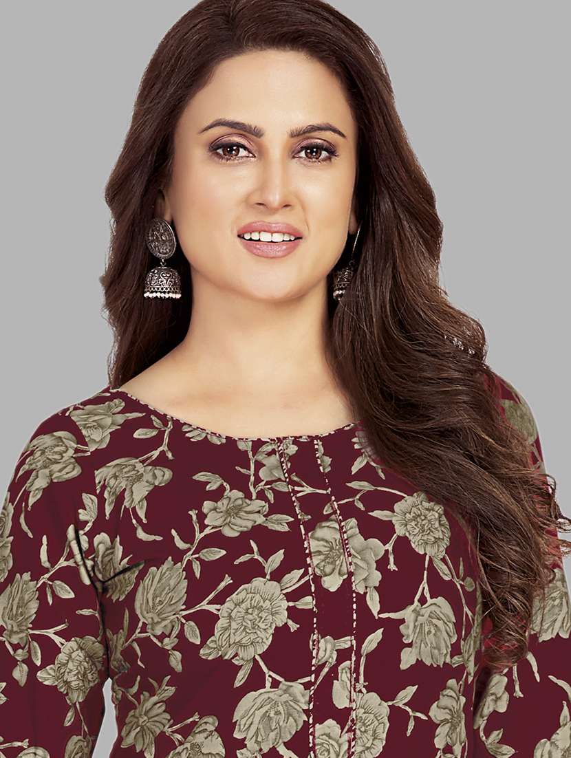 women floral printed unstitched salwar suit set - 22079531 -  Standard Image - 2