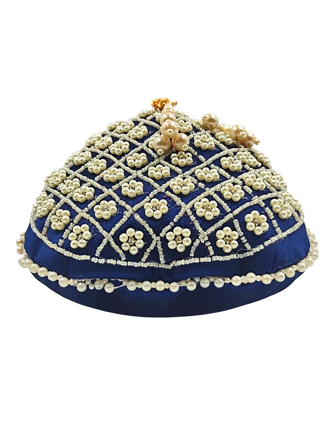 women embroidered potli bag with drawstring - 22079554 - Standard Image - 2
