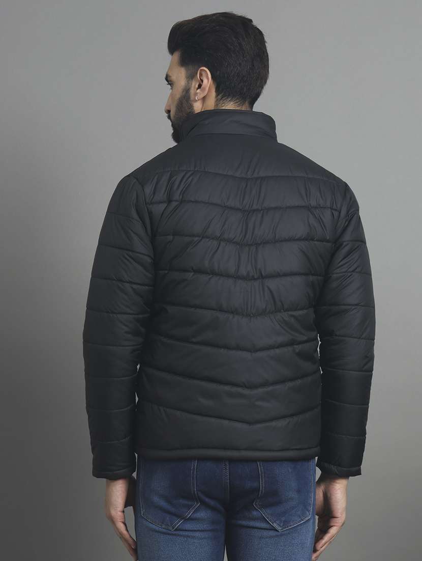 men solid long sleeve puffer jacket - 22079568 -  Standard Image - 2