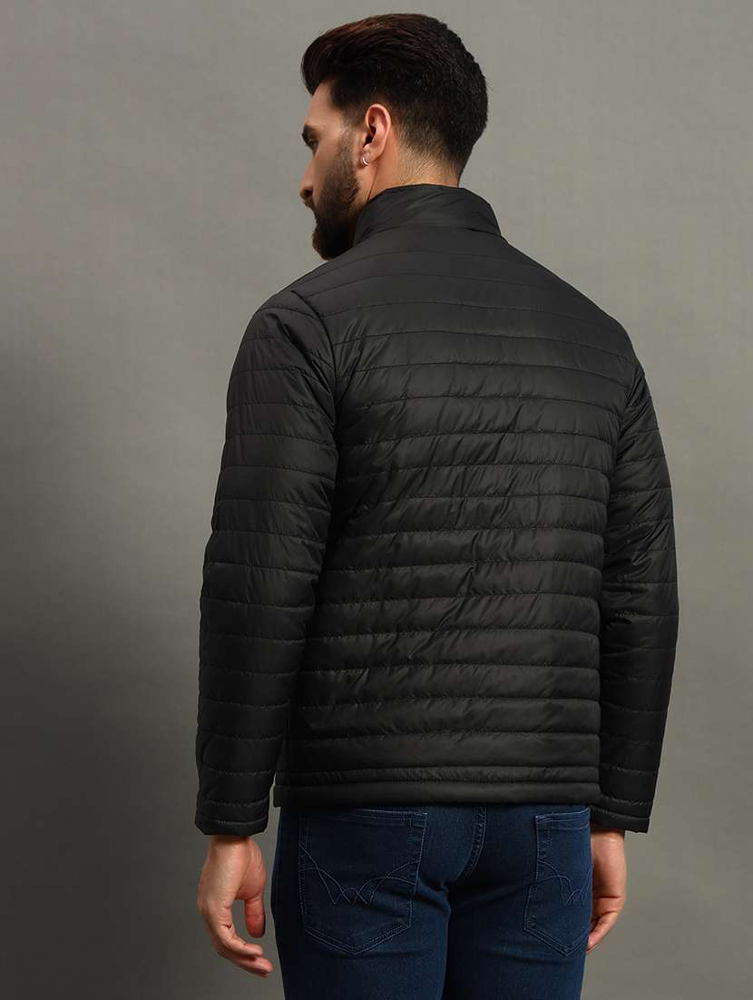 men solid long sleeve puffer jacket - 22079583 -  Standard Image - 2