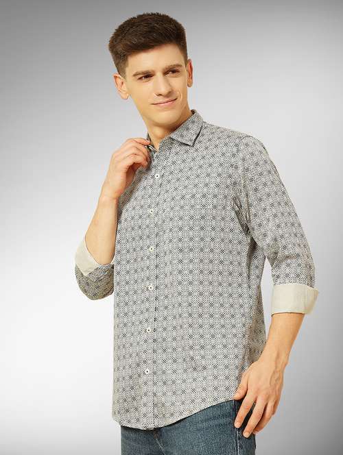 black cotton casual shirt - 22079667 - Standard Image - 0