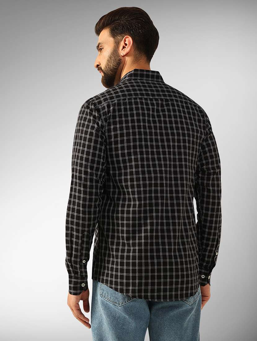men checkered long sleeve regular fit casual shirt - 22079682 -  Standard Image - 2