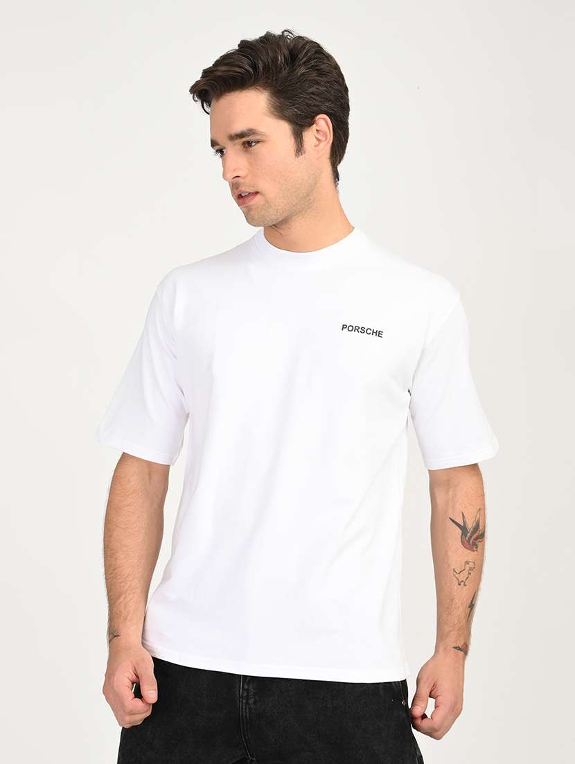 men printed short sleeve loose fit t-shirt - 22079923 - Standard Image - 2