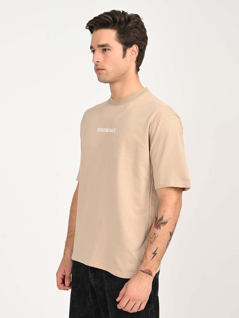 men printed short sleeve loose fit t-shirt - 22079924 -  Standard Image - 2