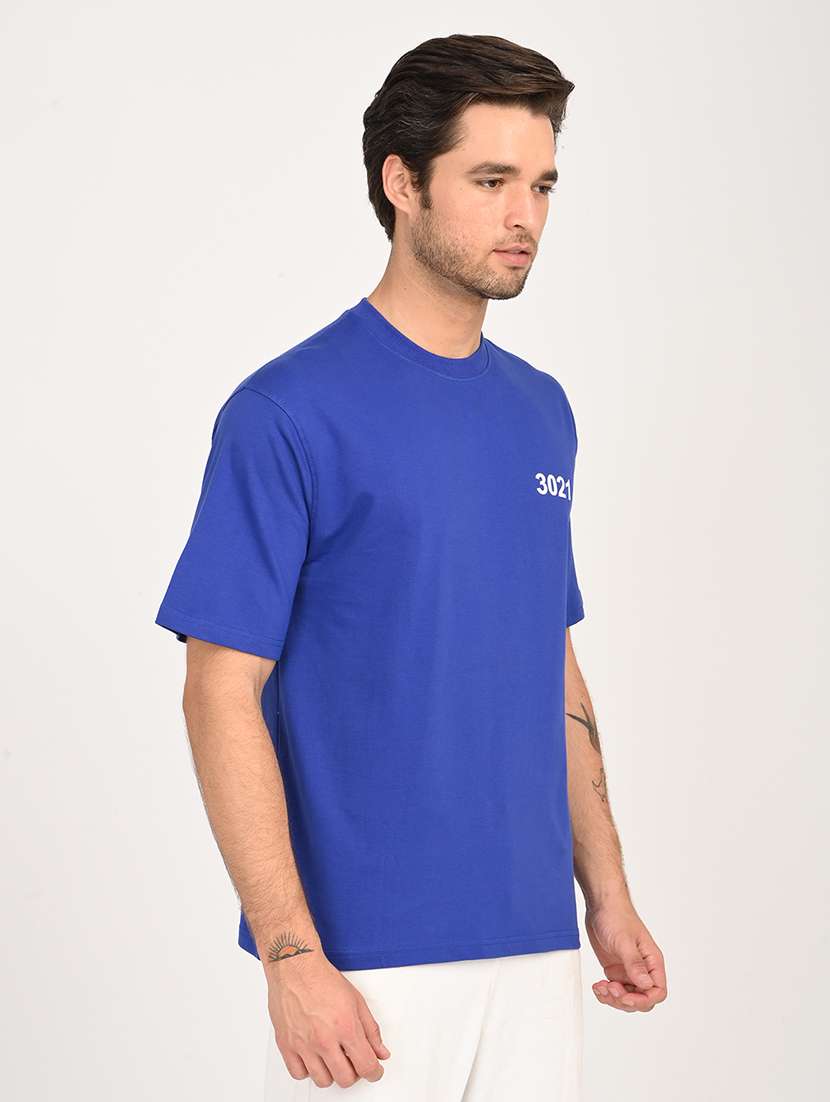 men printed short sleeve loose fit t-shirt - 22079927 -  Standard Image - 2