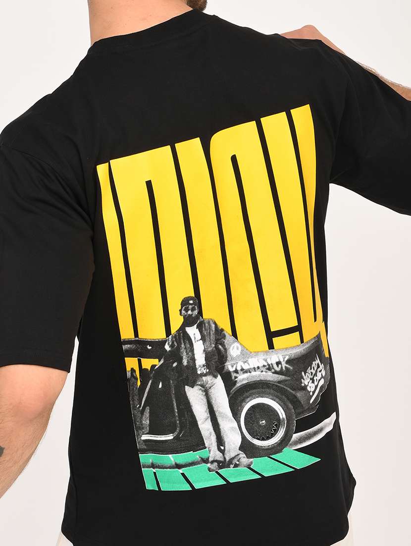 men printed short sleeve loose fit t-shirt - 22079930 -  Standard Image - 2