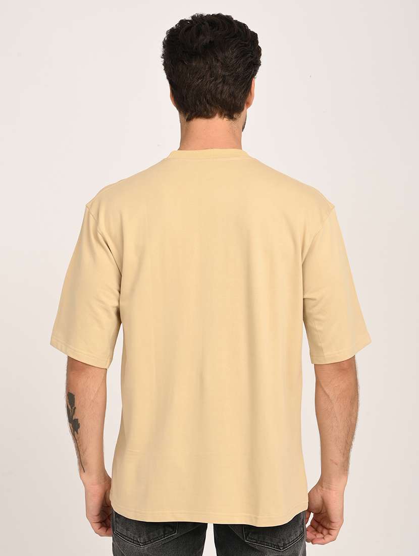 men solid short sleeve loose fit t-shirt - 22079934 -  Standard Image - 2