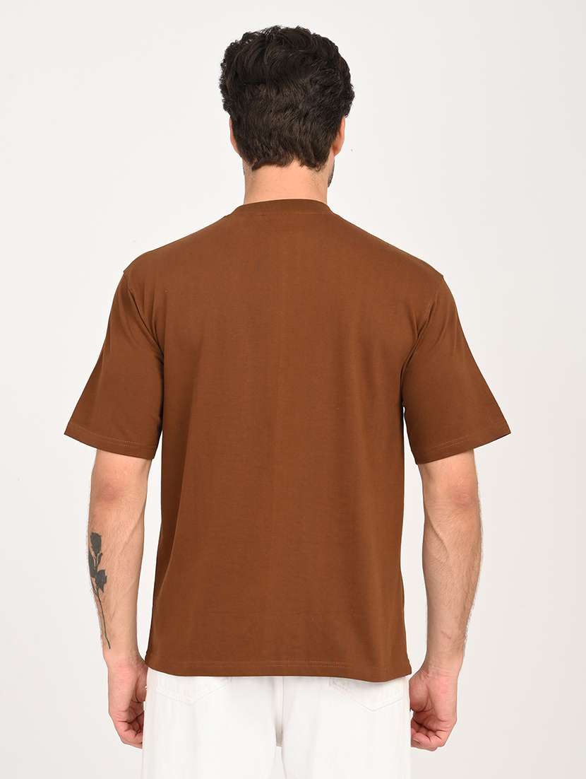 men solid short sleeve loose fit t-shirt - 22079936 -  Standard Image - 2