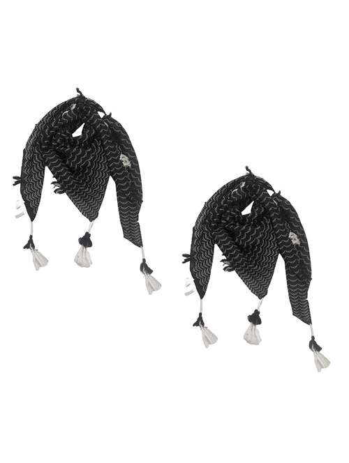 women pack of 2 scarf with tassels - 22079957 -  Standard Image - 0