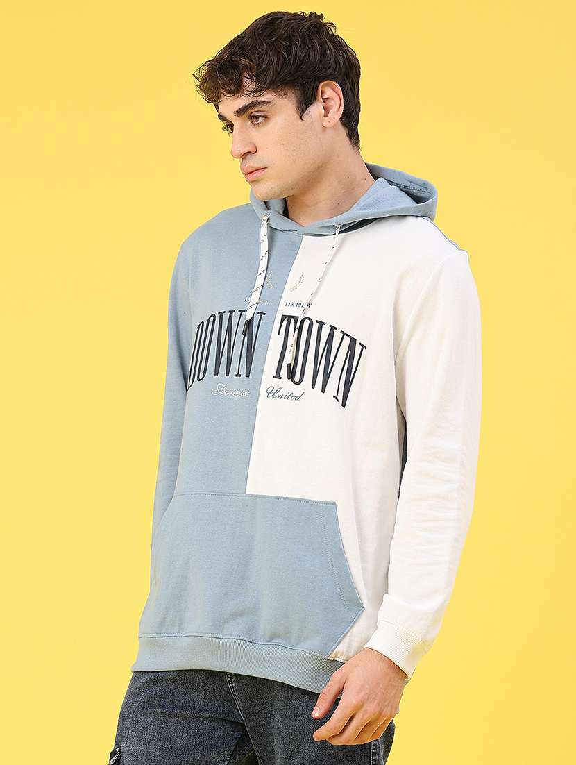 men color block long sleeve regular fit sweatshirt - 22080068 -  Standard Image - 2