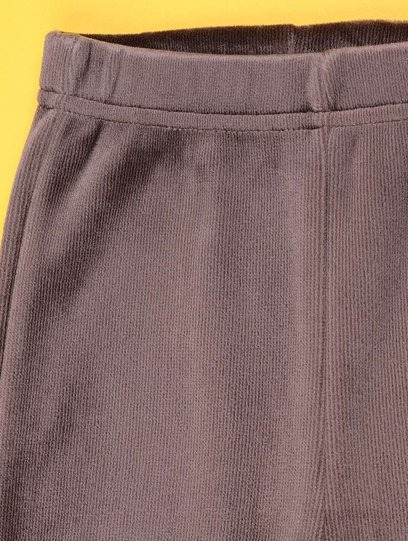 girls solid mid rise pyjama - 22080482 -  Standard Image - 2