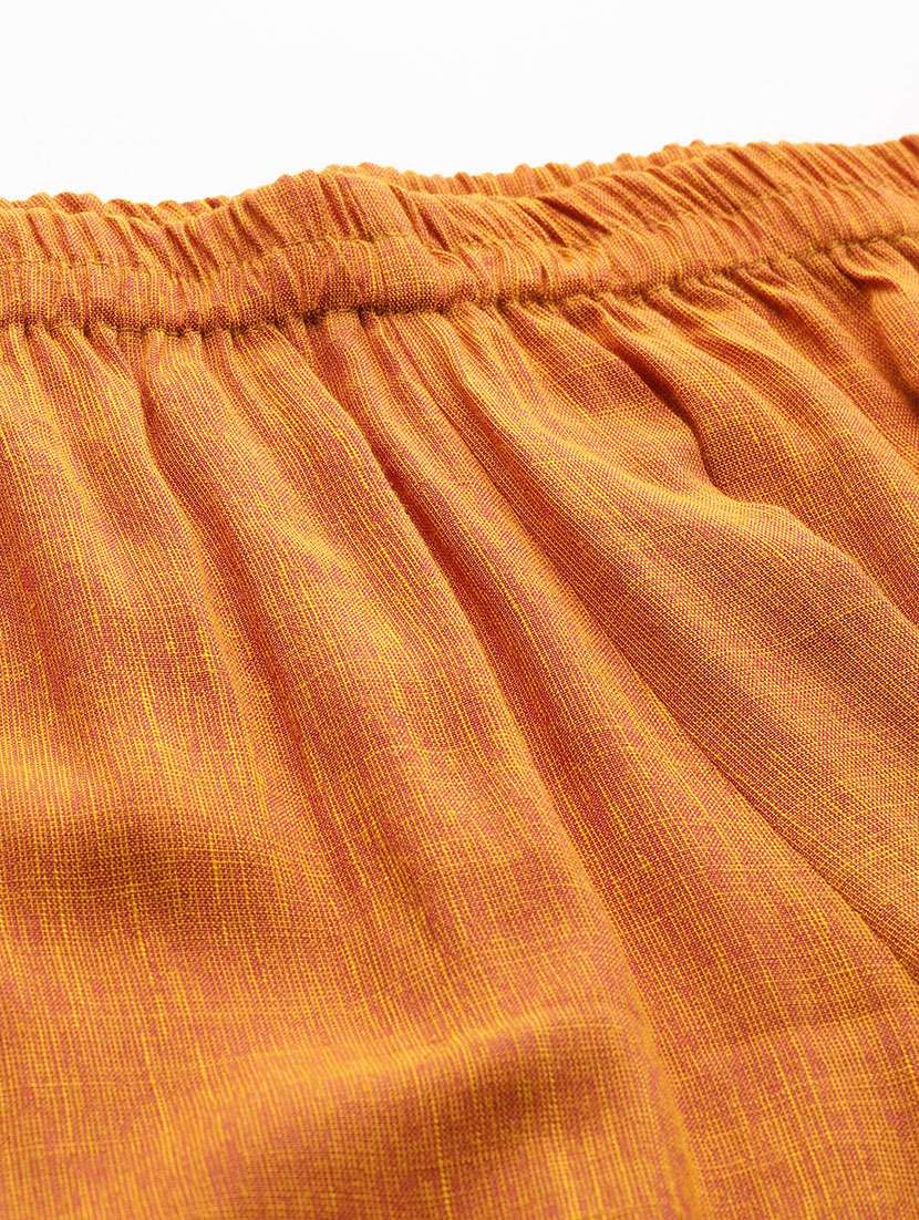 women solid top and palazzo co-ord set - 22080537 -  Standard Image - 7