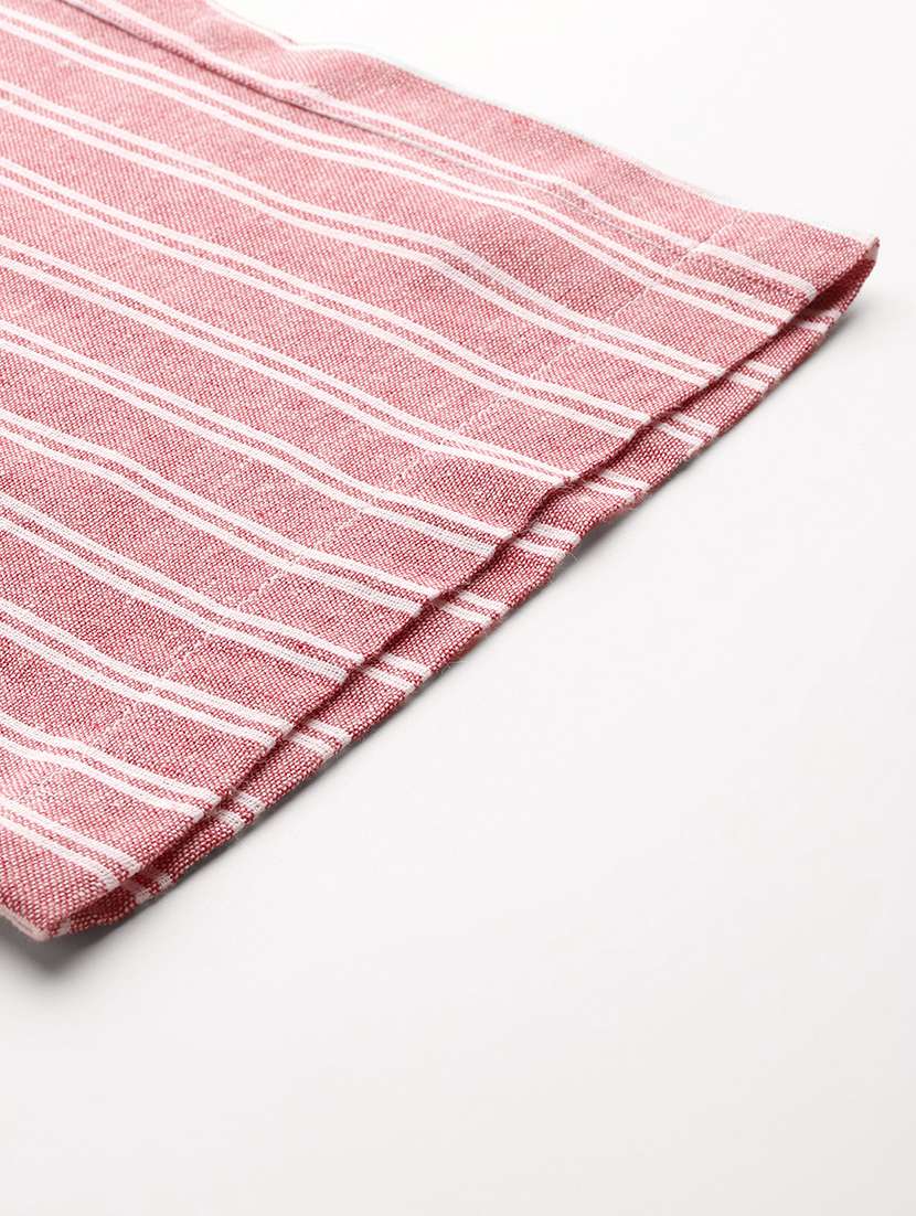 women striped top and trouser co-ord set - 22080542 -  Standard Image - 7