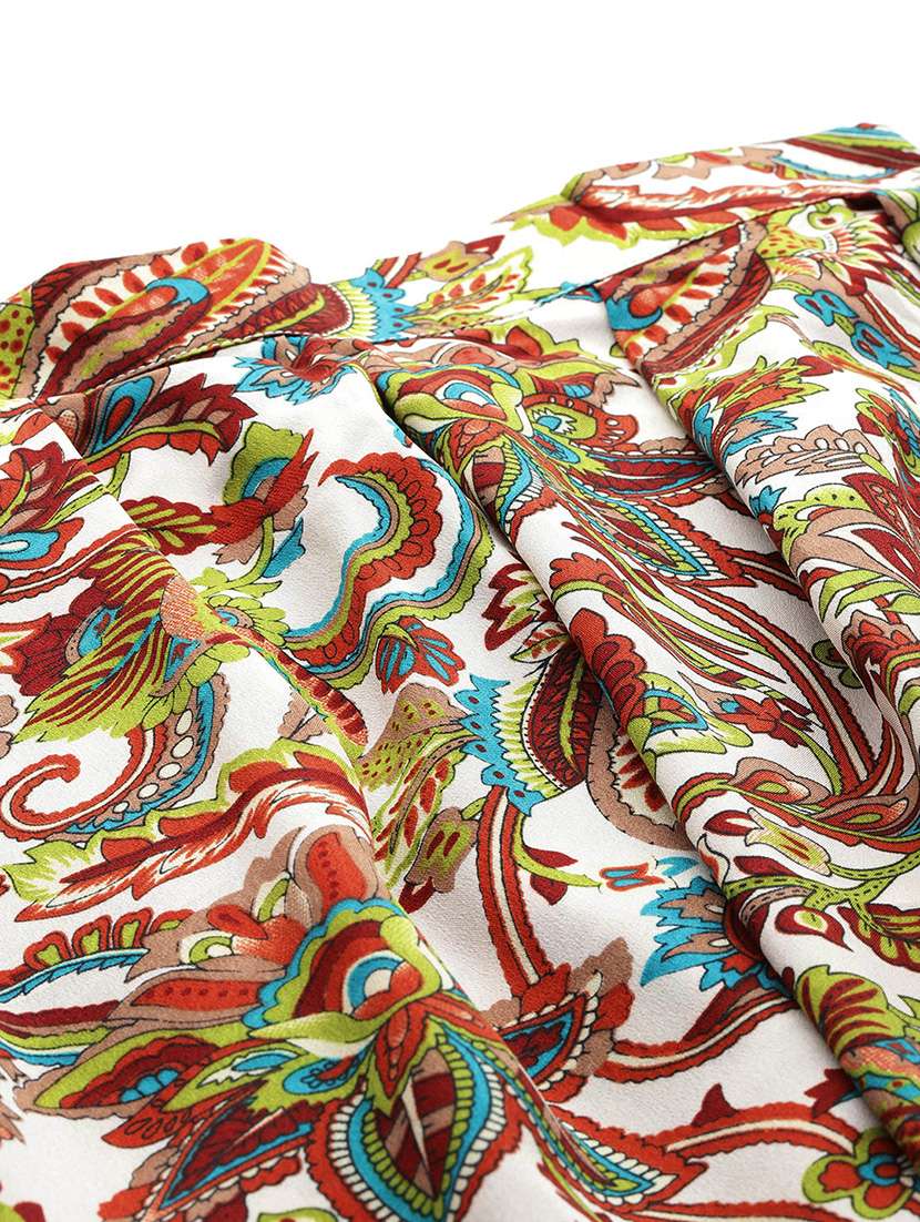 women printed three quarter sleeve co-ord set - 22080550 - Standard Image - 7