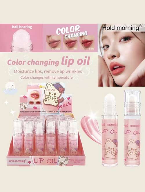 hold morning lip gloss sparkle waterproof for girls