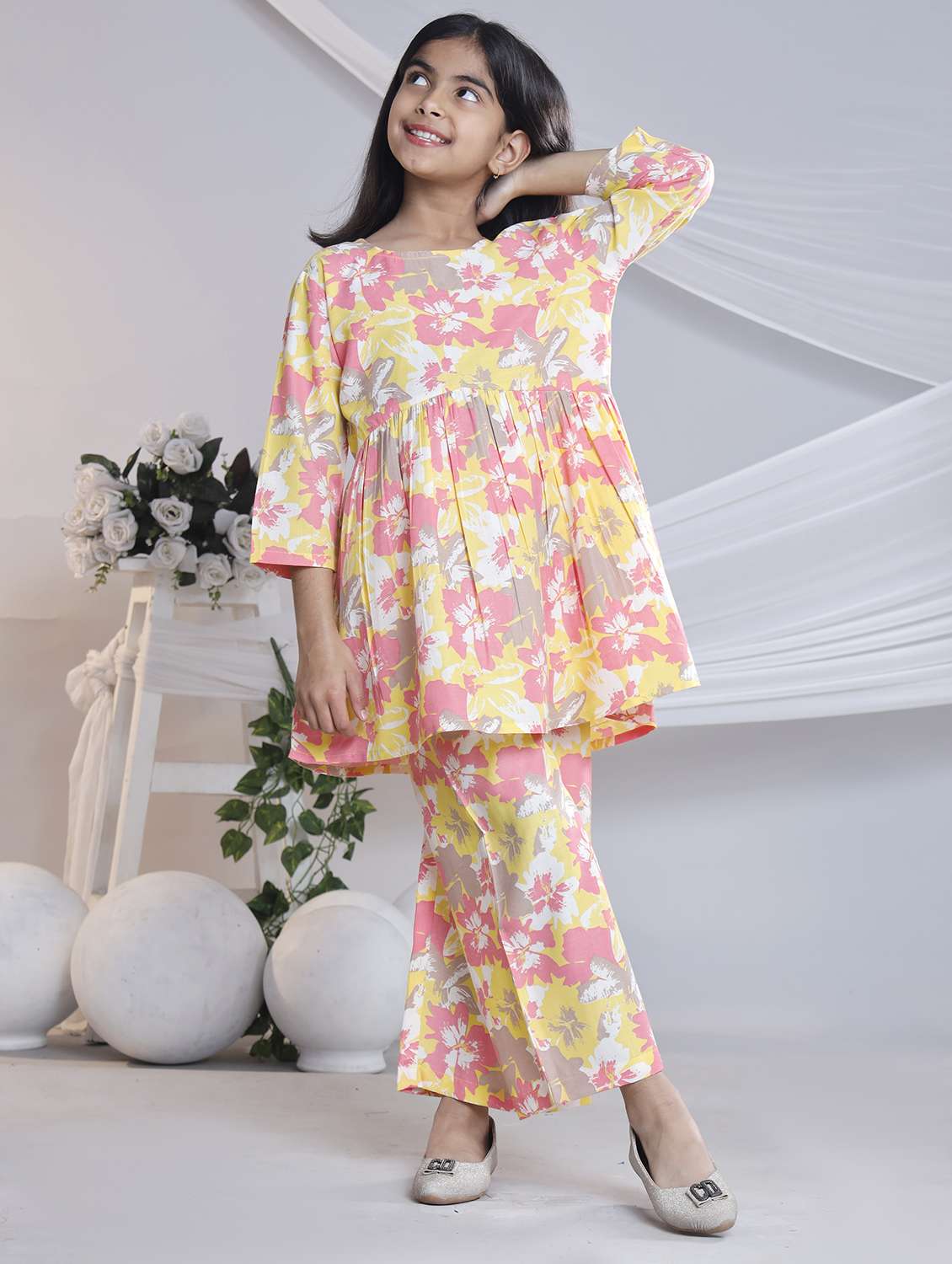 purist blue cotton suit set - 22080666 -  Standard Image - 2