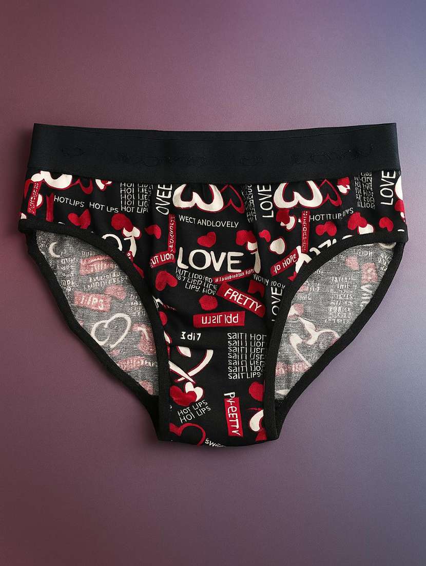 women pack of 3 printed mid rise hipster panty - 22080987 -  Standard Image - 2