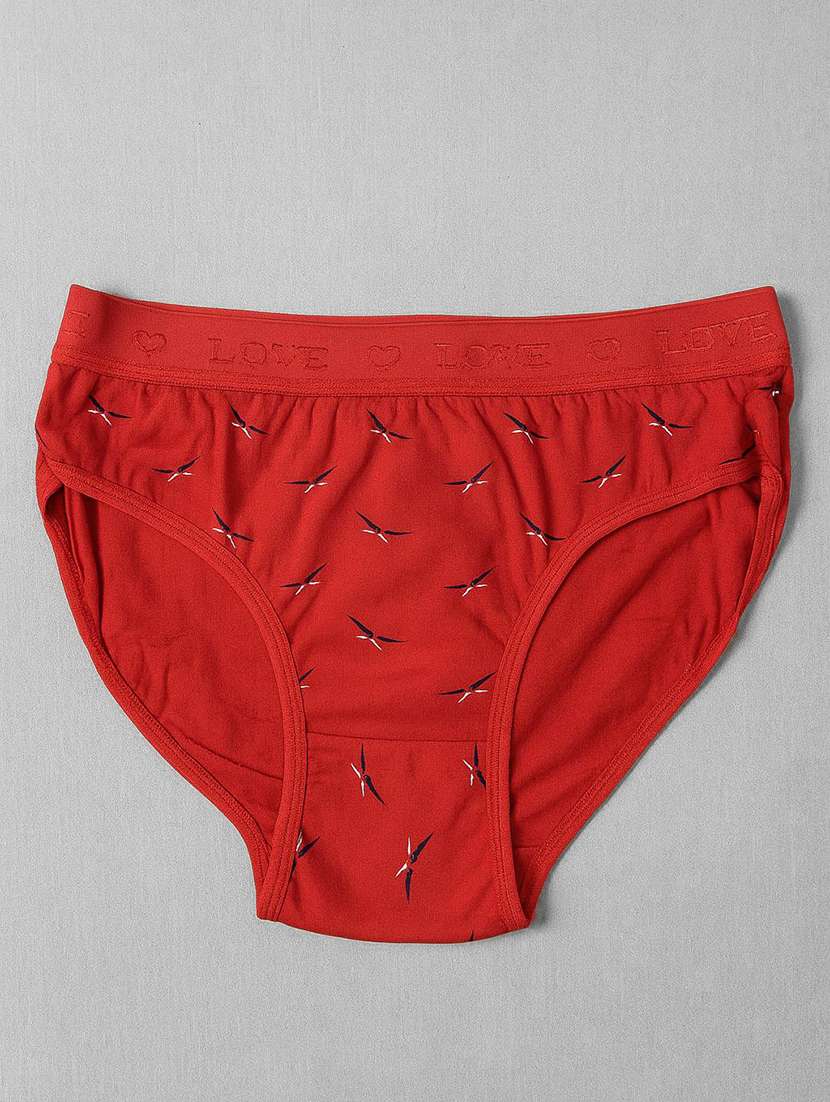 women pack of 3 printed mid rise hipster panty - 22080988 -  Standard Image - 2