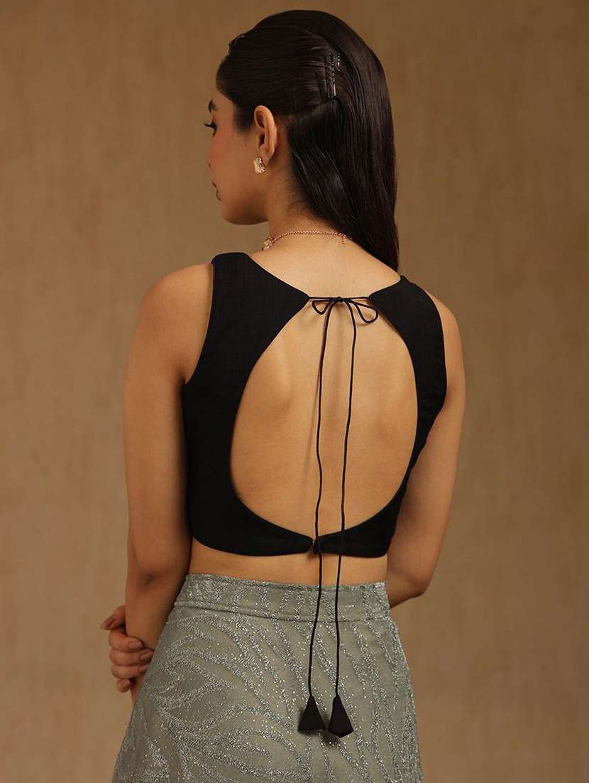 women solid sleeveless stitched blouse - 22081521 - Standard Image - 2