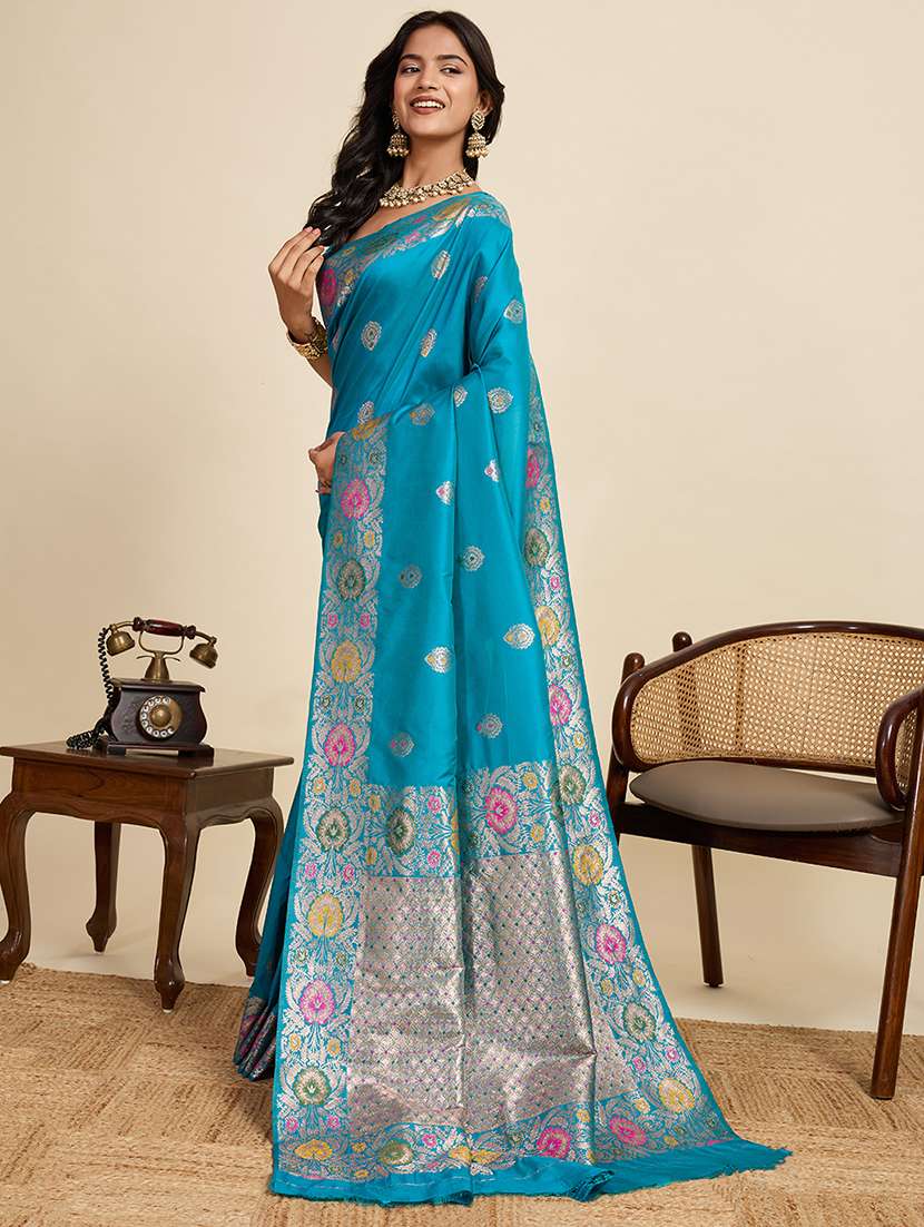 women self design banarasi saree with blouse - 22082203 -  Standard Image - 2